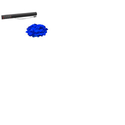 Electric Metallic Confetti Cannon 50cm Blue