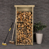 FSC® Mixed Certified Wooden Single Tall Log Store