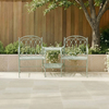 Heritage Green Decorative Rustic Metal Garden Companion Seat