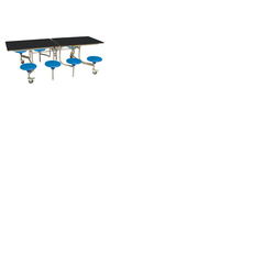 8 Seat Rectangular Mobile Folding Table