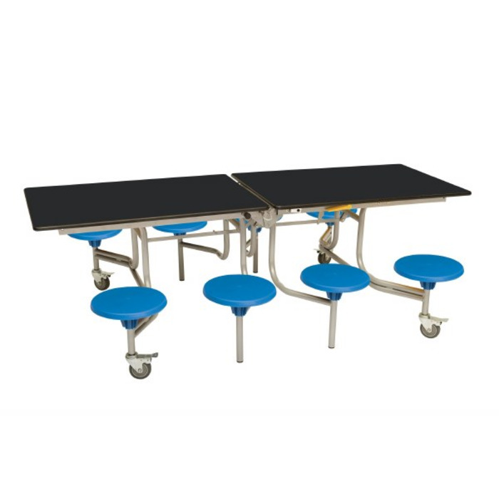 8 Seat Rectangular Mobile Folding Table