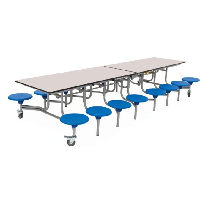 16 Seat Rectangular Mobile Folding Table
