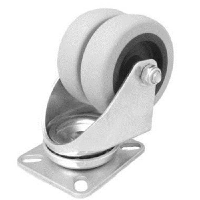 3" 75mm Braked Caster - Dual Wheel