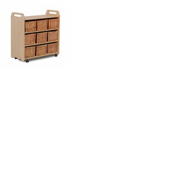 Tall Mobile Shelf Unit