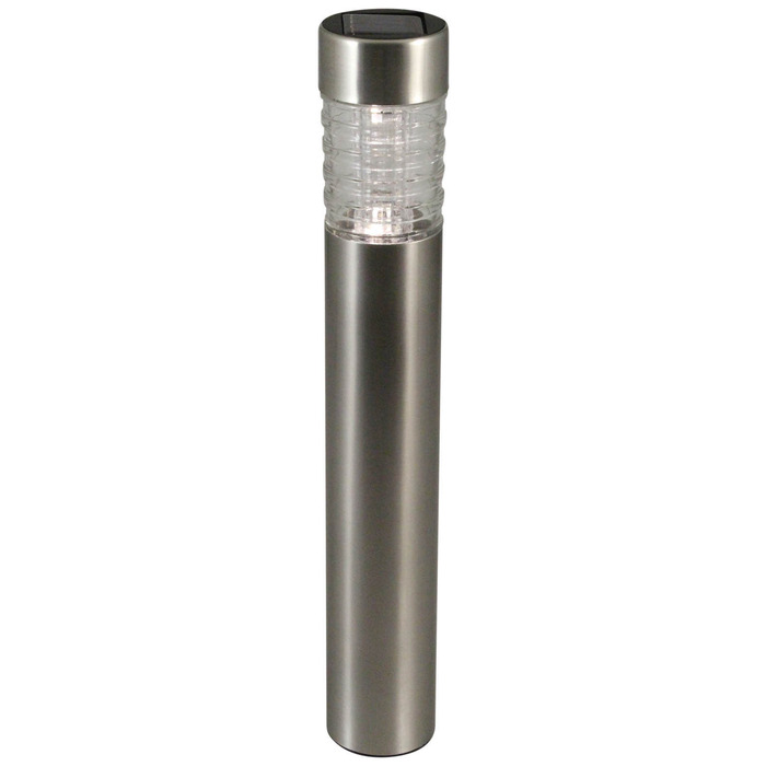 Garden or Path Light - LED Solar Powered Lamp - Made for Stainless Steel