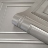 Amara Panel Vinyl Wallpaper Silver Belgravia 7374
