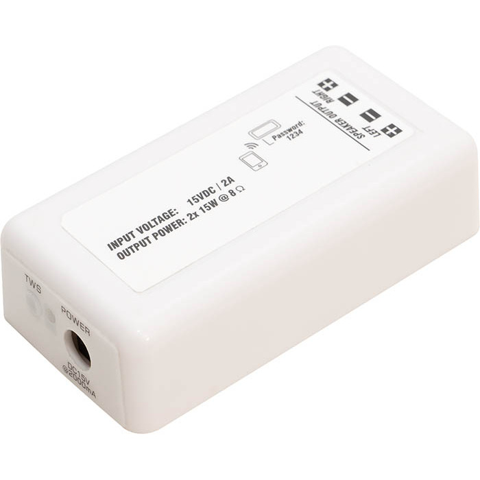 In-Wall Bluetooth Stereo Amplifier 2 x 15 Watts