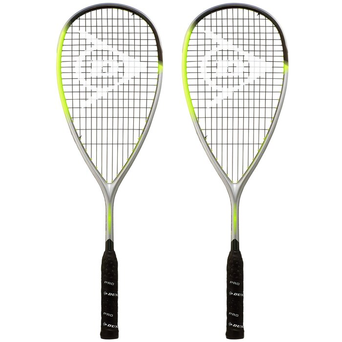 Dunlop Hyperfibre XT Revelation 125 Squash Racket Double Pack