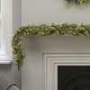 Faux Pre-Lit Decorative Christmas Garland 180cm