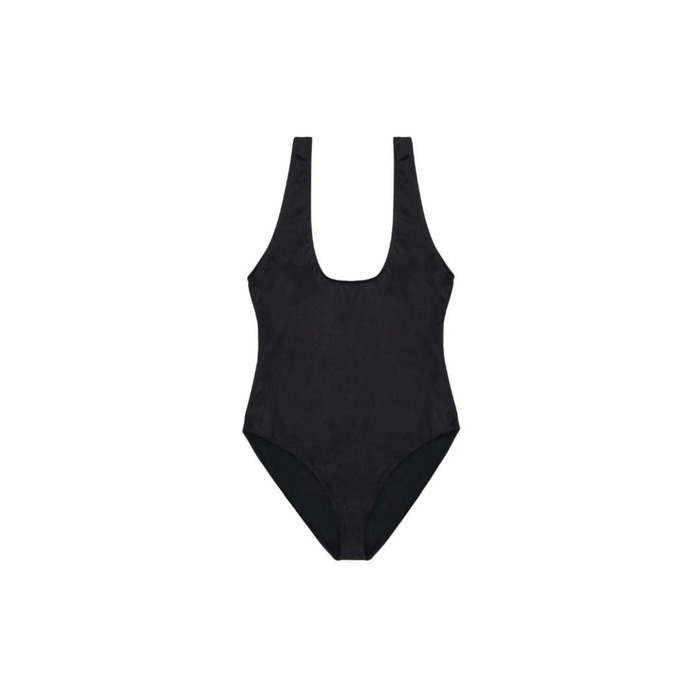 Playful Promises Hunter McGrady Black High Leg Low Cut Swimsuit
