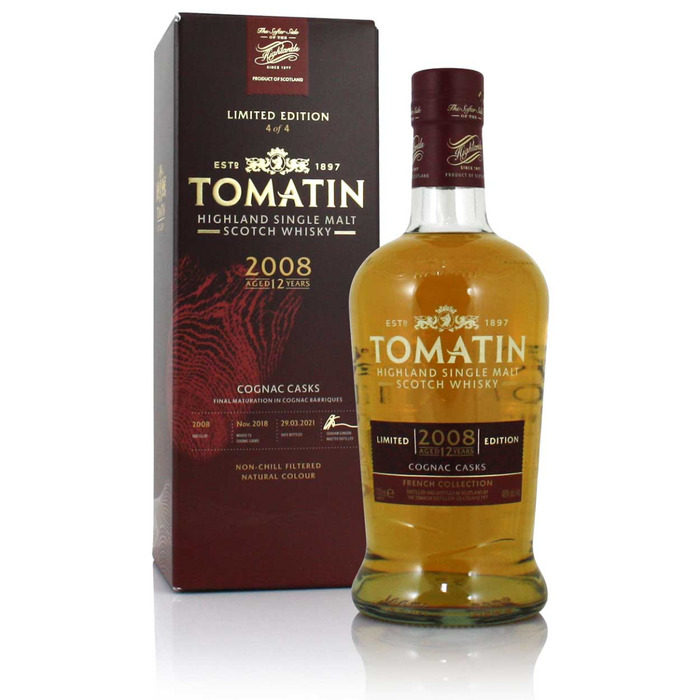 Tomatin 2008 12YO Cognac Casks The French Collection