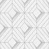 Galactik Wallpaper Leda Geo White Muriva L614-00