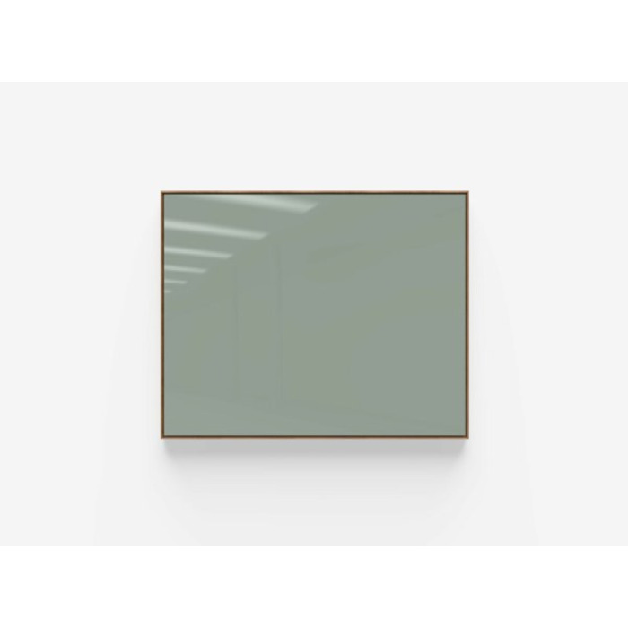 'Area' Oak Framed Glass Board