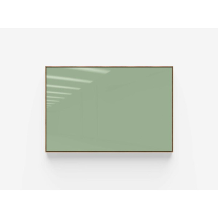 'Area' Oak Framed Glass Board