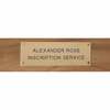 Alexander Rose Brass Engraving Plate