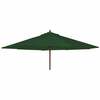 Alexander Rose 3m Hardwood Round Garden Parasol