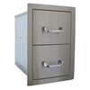 Beefeater Stainless Steel Build-in Outdoor Kitchen Double Drawer Unit