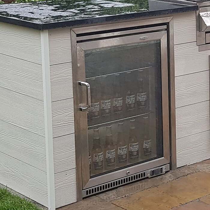 Stainless Steel Single Fridge Trim Kit
