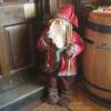 3ft (90cm) Traditional Standing Santa Father Christmas Figure with Sticks and Sack