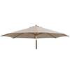 Alexander Rose 3. 5m Hardwood Luxury Round Garden Parasol