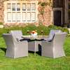 Bracken Outdoors Georgia 4 Seat Round Rattan Garden Furniture Set
