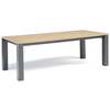 Kettler Elba Signature Teak Top Aluminium Rectangular Dining Table 2. 2m x 1m Grey