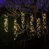 Noma Christmas Antique White Snowing Icicle LED Cascade Lights, 288 Bulbs