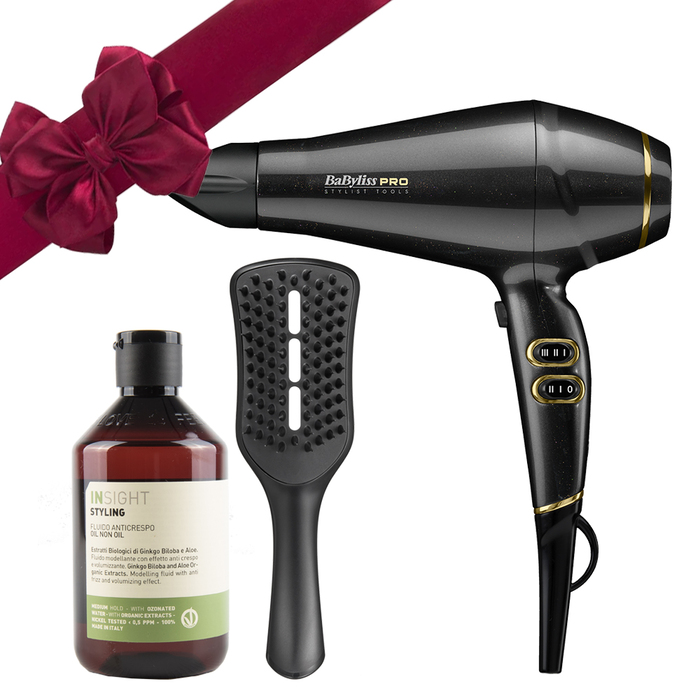 Babyliss Keratin Lustre Blowdry Bundle - Black