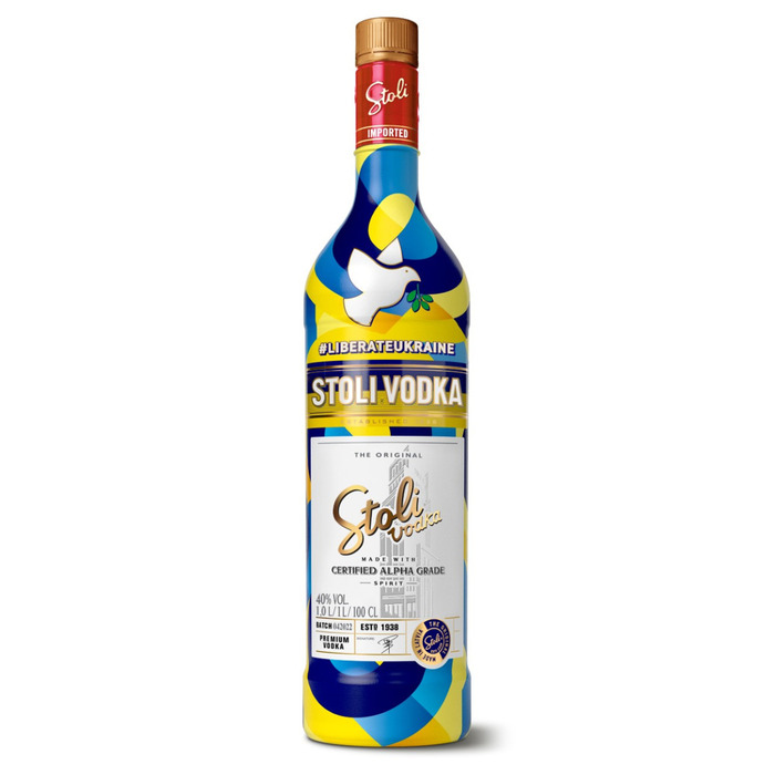 Stoli Vodka Ukraine Charity Edition 1L