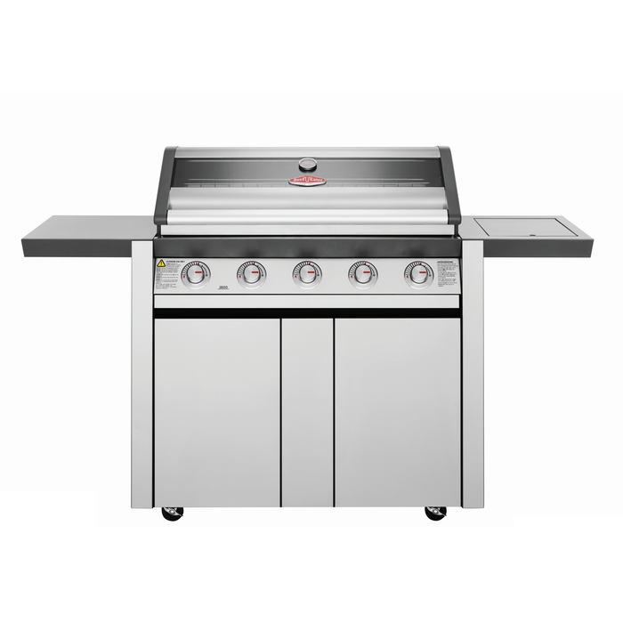 BeefEater 1600S Series 5 Burner Barbecue with Cabinet Trolley and Side Burner