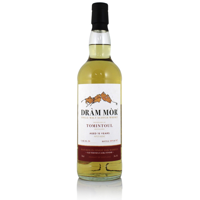 Tomintoul 15 Year Old Dram Mor Sauternes Siingle Cask #32