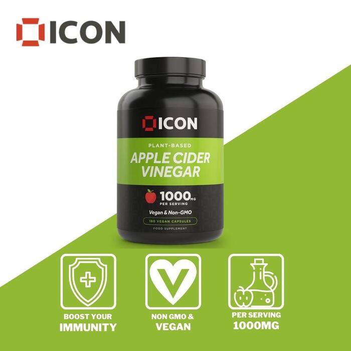 Vegan Apple Cider Vinegar (1000mg - 90 day supply)
