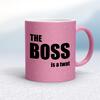 The Boss Is A . . . Swearing Mug
