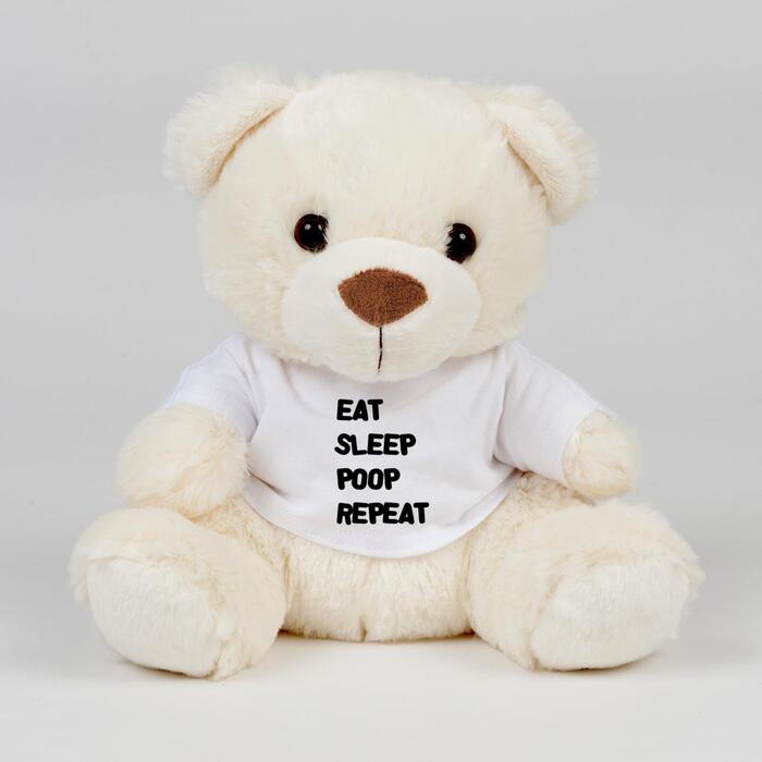 Eat Sleep Poop Repeat Swear Bear