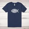 Darwin Christian Fish Adult T-Shirt