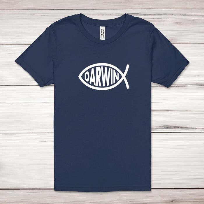 Darwin Christian Fish Adult T-Shirt