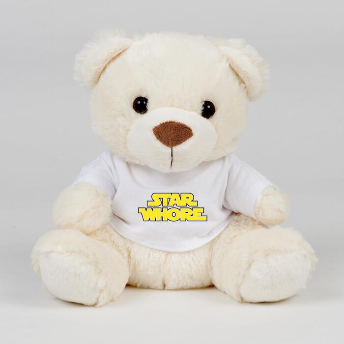 Star Whore Swear Bear - Cream, Medium