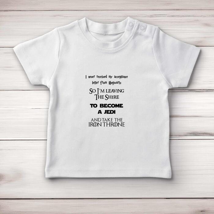 Take The Iron Throne Baby T-Shirt - White, 0-3 Months