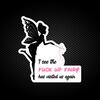 The Fuck Up Fairy Vinyl Sticker
