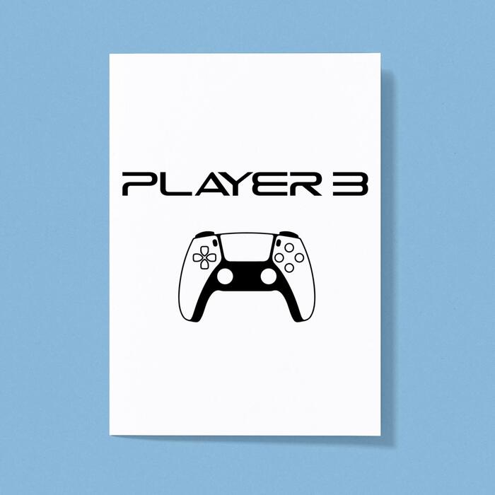 PS Player Greeting Card