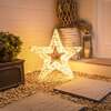 60CM Outdoor Light Up Christmas Star With 1920 Warm White Micro LEDS and Timer