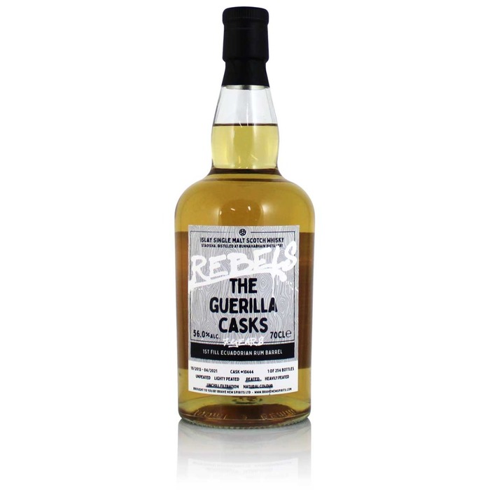 Bunnahabhain Staoisha 2013 7 Year old Rebels The Guerilla Cask #10444