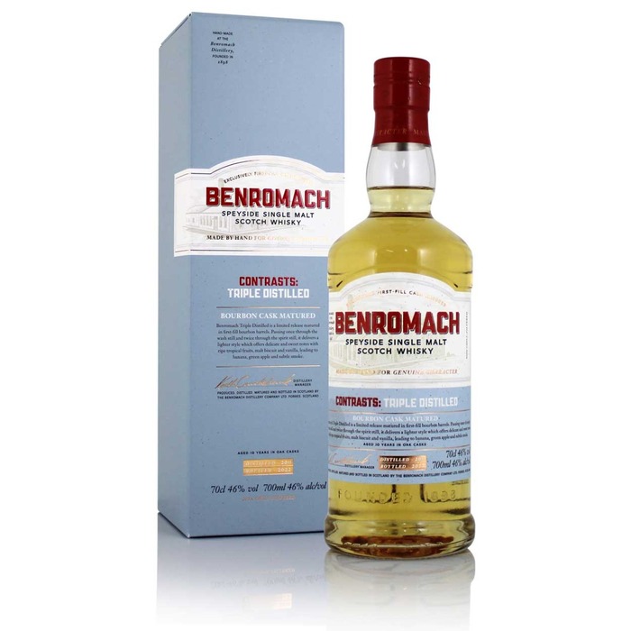 Benromach Triple Distilled Bourbon Cask Matured