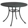 Ex Display Alexander Rose Portofino Metal Round Garden Table (1. 05m)