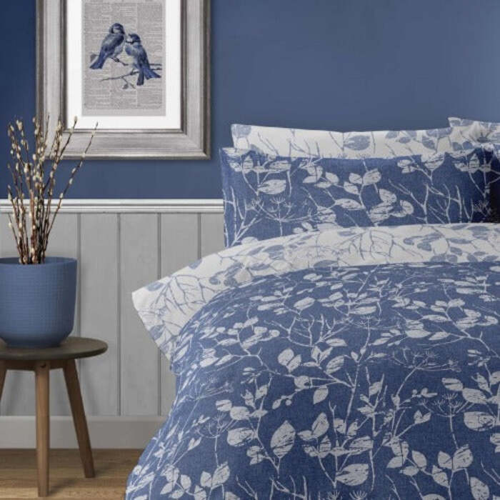 50/50 Easycare Polycotton Wooded Dell Reversible - Extra Large Single Duvet Cover Set