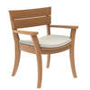 Alexander Rose Sorrento Dining Armchair Cushions, Niebla