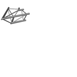 Contestage Trio290 Truss 2 Way 60 Degree Horizontal Corner - Aluminium