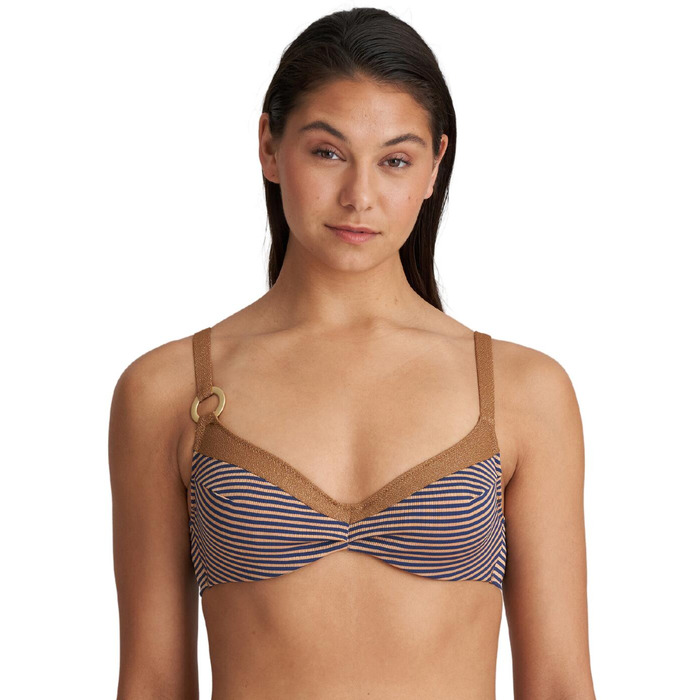 Marie Jo Saturna Full Cup Bikini Top - Ocean Bronze - 34B