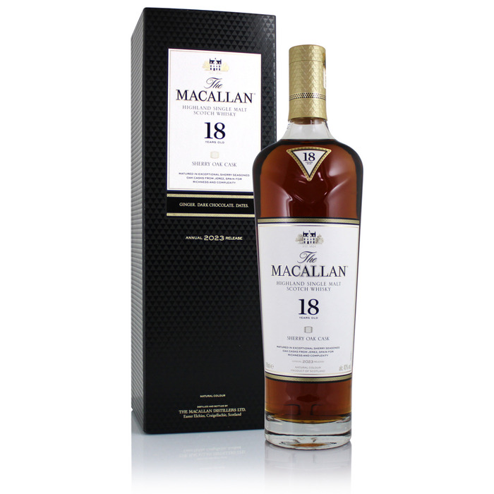 Macallan 18 Year Old Sherry 2023 Edition
