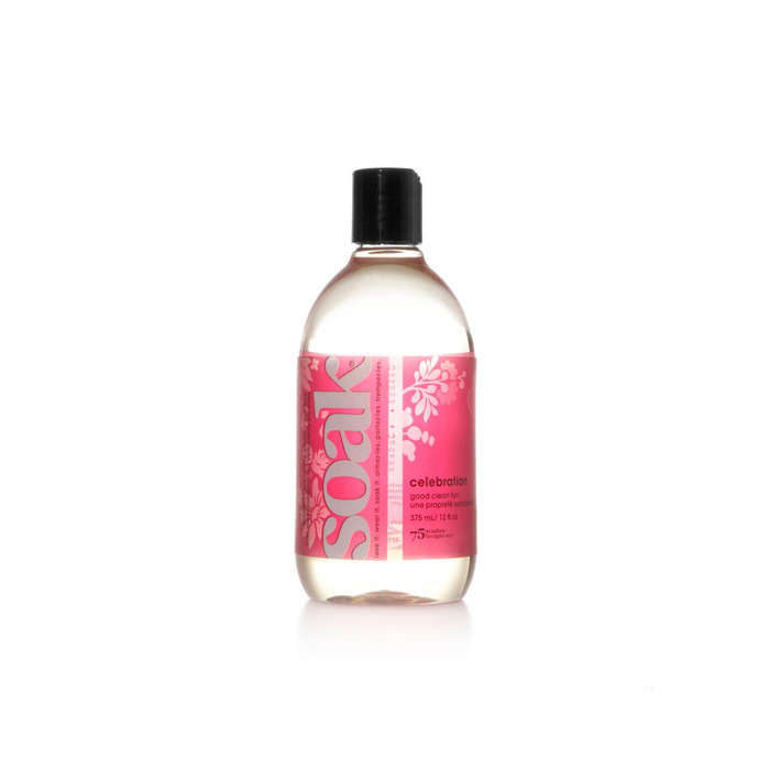 Soak Full Size No Rinse Lingerie & Swimwear Wash - 375ml - Celebration (375ml) - One Size